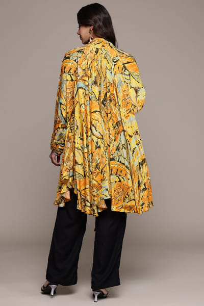 Ritu Kumar Yellow printed top RITUMAY26D245548