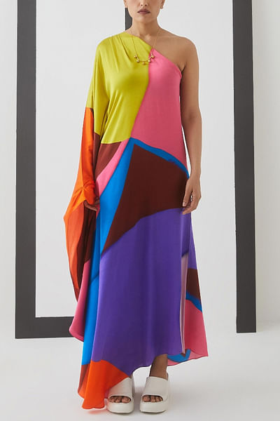 One shoulder dress