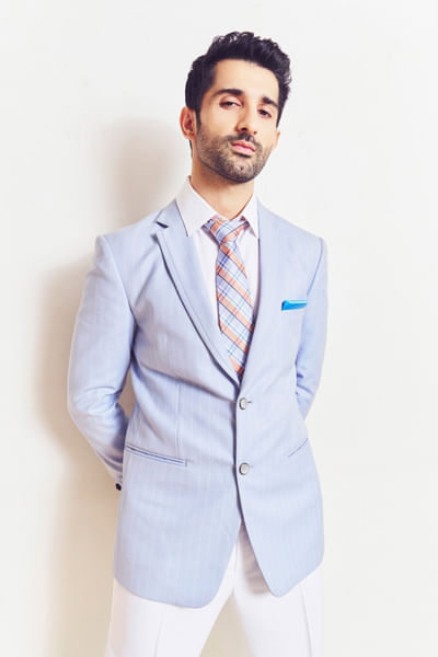 Blue stripe jacket