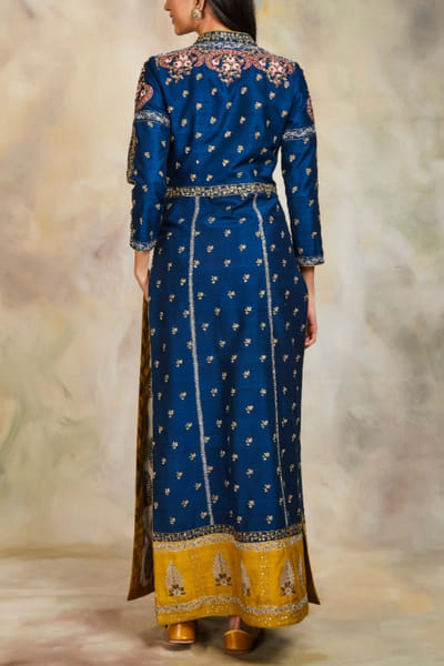 Sue Mue Blue embroidered jacket set SUE1477