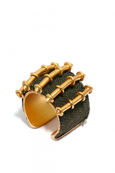 Gold plated chunky ring