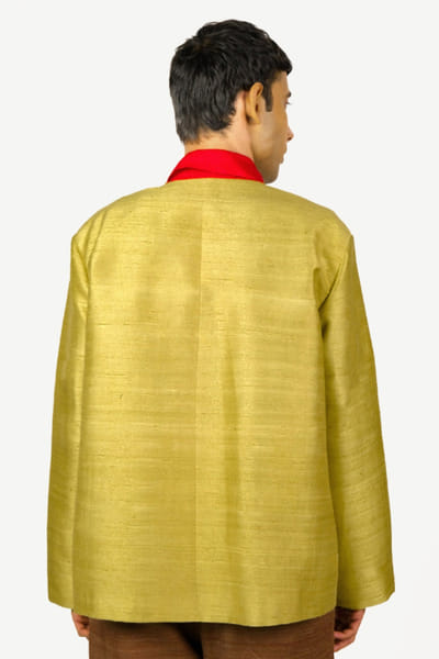 Taarini Anand Green peacock embroidered jacket TAARJUL26D150719