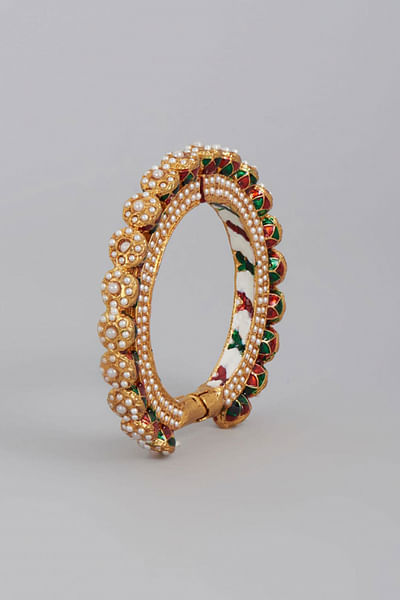 Pearl embellished bangle