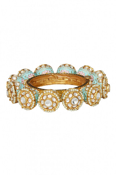 Turquoise floral bracelet