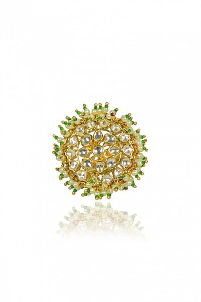 Pearl embellished pachi ring