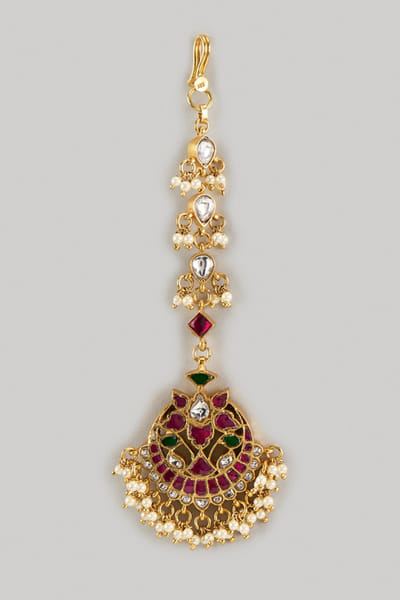 Karisa Multicolour stone embellished maang tikka KARIMAY26D243669