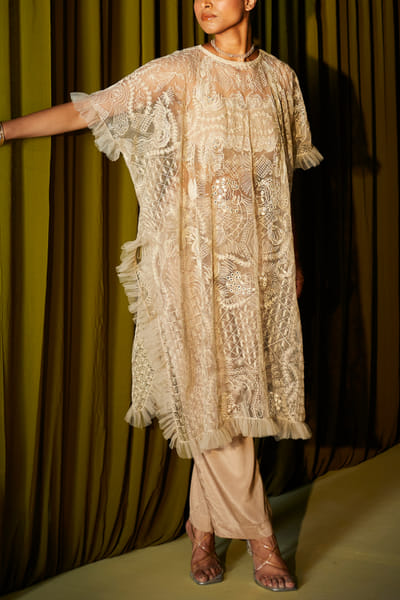 Twenty Nine Taupe corset and pants TWNNOV2221