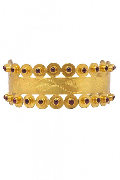 Gold plated bangle