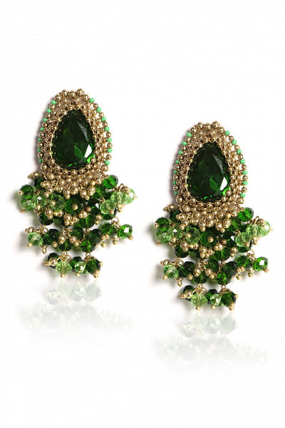 Sea green earrings