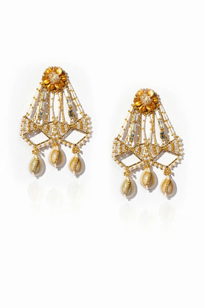 Pearl and shell danglers
