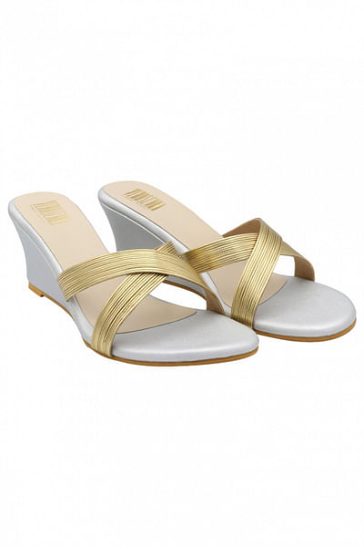 Gold and silver wedges