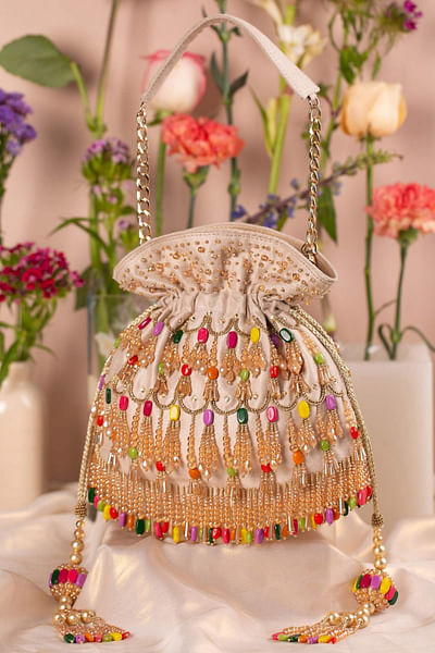 Multicoloured potli bag