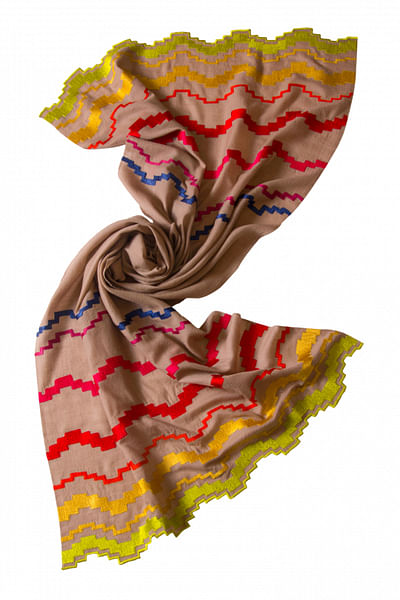Embroidered Pashmina scarf