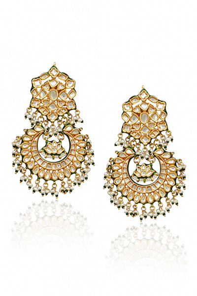 Kundan Jaipuriya earrings