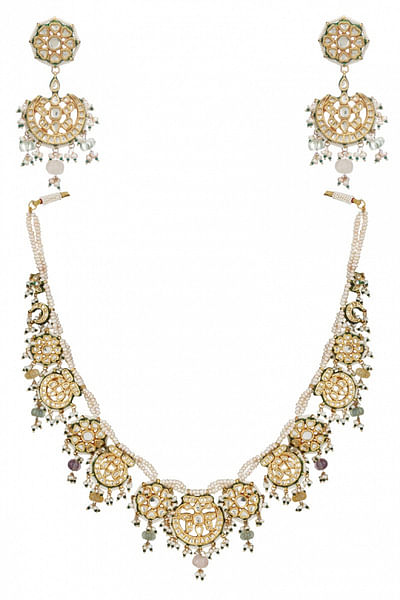 Kundan Maharani necklace set