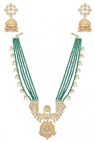 Kundan embellished Maharani necklace set