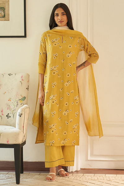 Rue floral printed kurta set