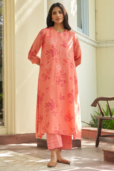 Hibiscus floral printed co-ord set