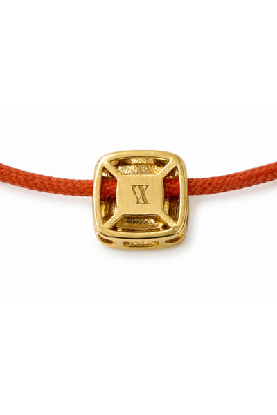 Vixii Orange and pink polki diamond necklace VIXIAUG26D153485