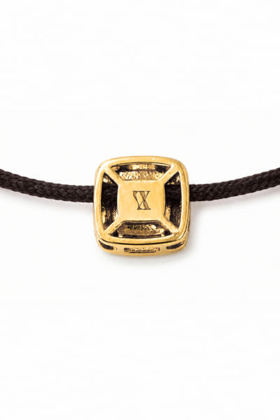 Vixii Black and pink diamond polki necklace VIXIAUG26D153493