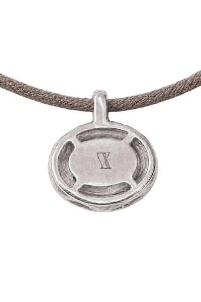 Vixii Brown and taupe polki diamond necklace VIXIAUG26D153500