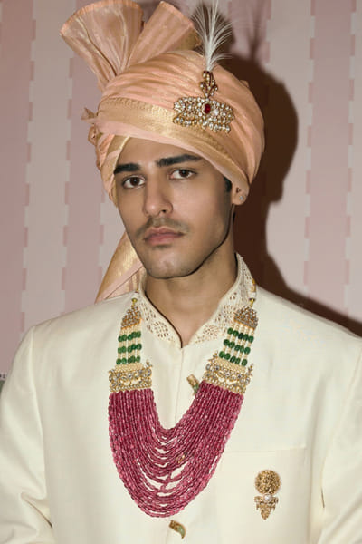Preeti Mohan Pink kundan necklace PREEJUN26D148286