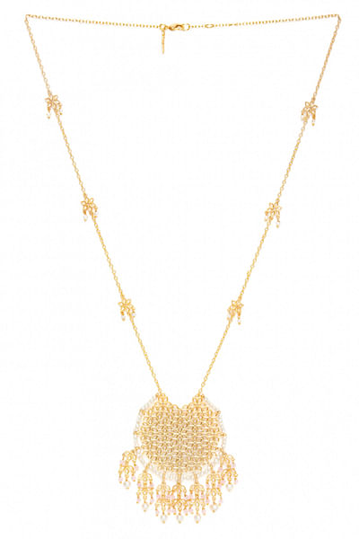 Gold plated floral chain