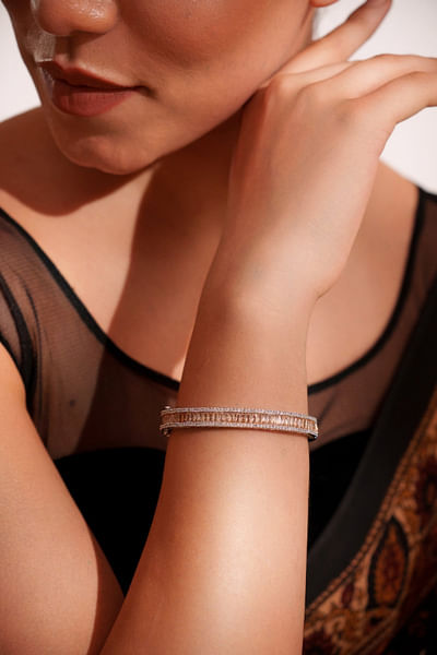 White diamond bracelet